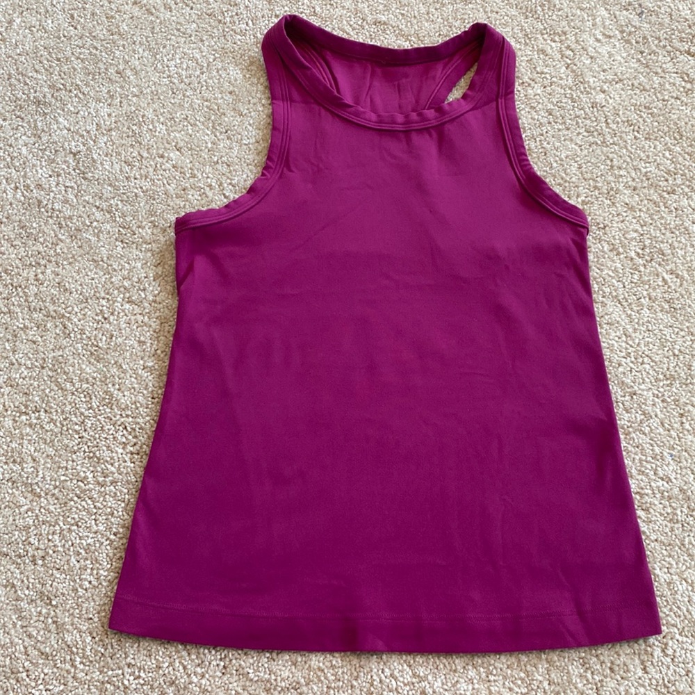 Lululemon tank top - magenta purple. Size four (4)